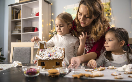 Building a gingerbread house