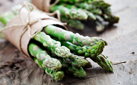 Bunch of asparagus spears