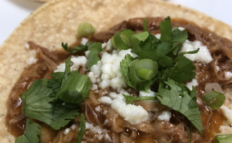 Pressure cooker recipe for pulled pork tacos