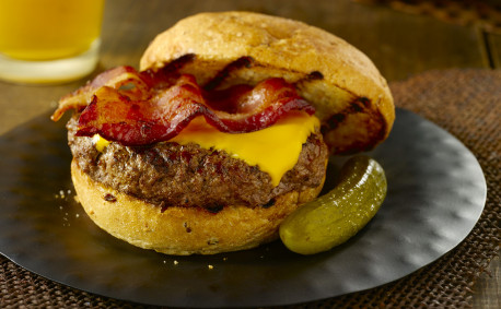 Maple-Bacon Beer Burgers