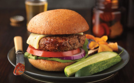 Zesty BBQ Cheesburgers