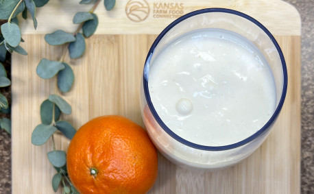 Orange Smoothie recipe with soybeans