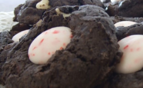 whole wheat chocolate peppermint drop cookies recipe