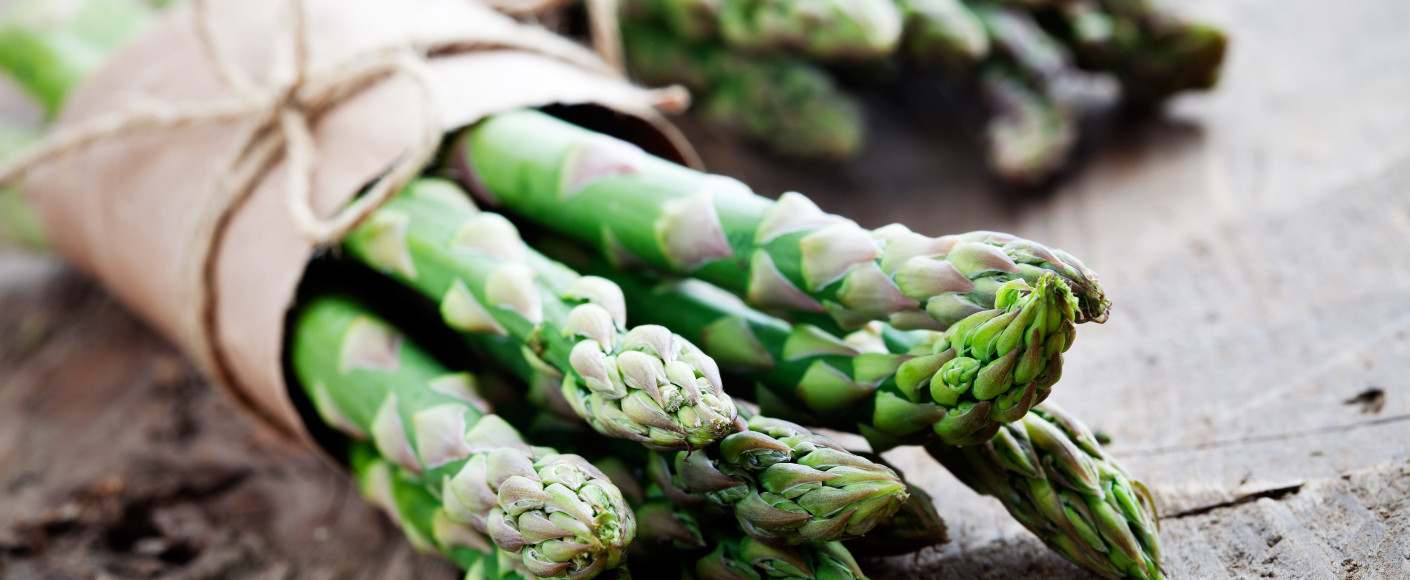 Bunch of asparagus spears