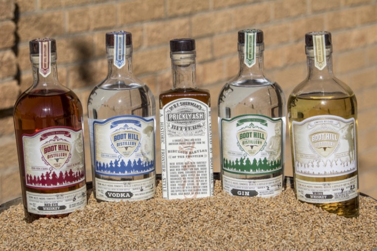 Boot Hill Distillery Spirits