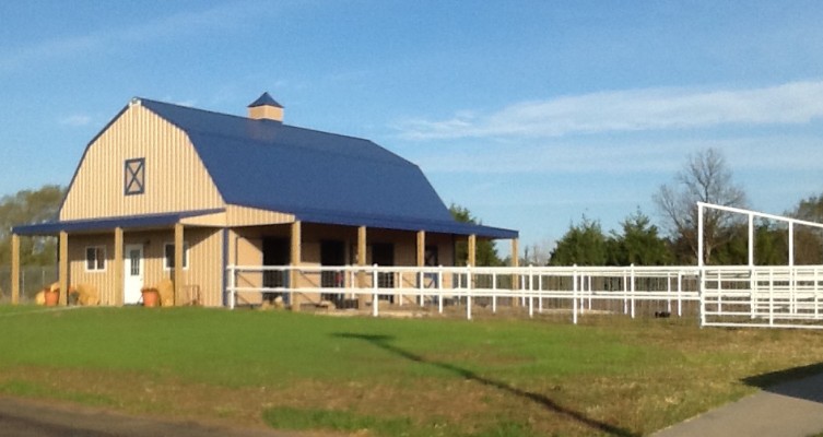 Bluestem Elementary School barn