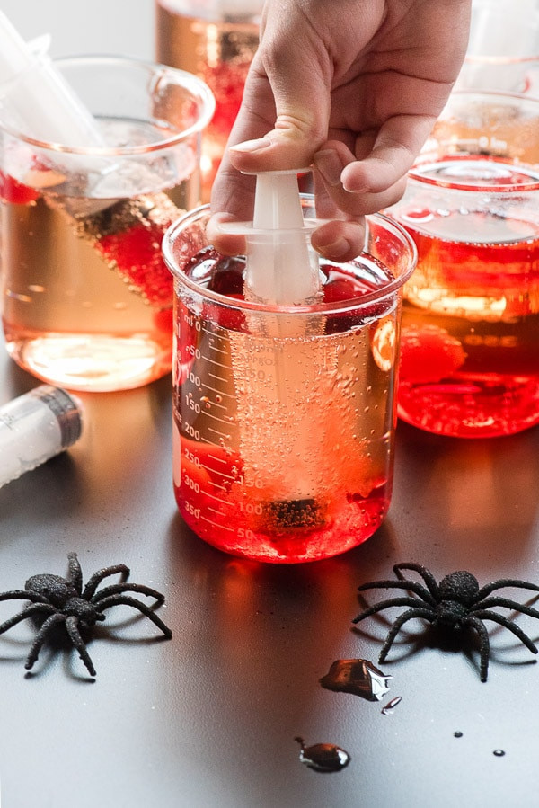 Creepy Shirley Temple, recipe and photo by BoulderLocavore.