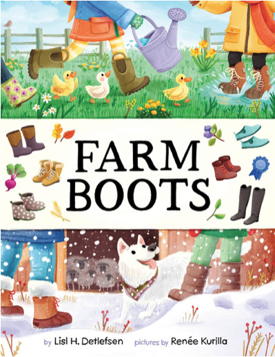 Farm Boots children's book cover