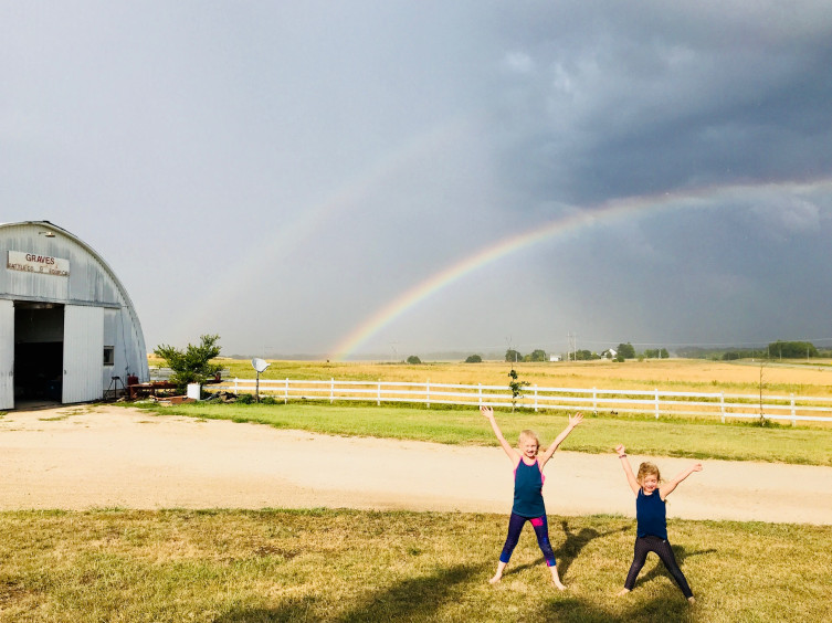 Graves Family rainbow - Graves Land and Cattle