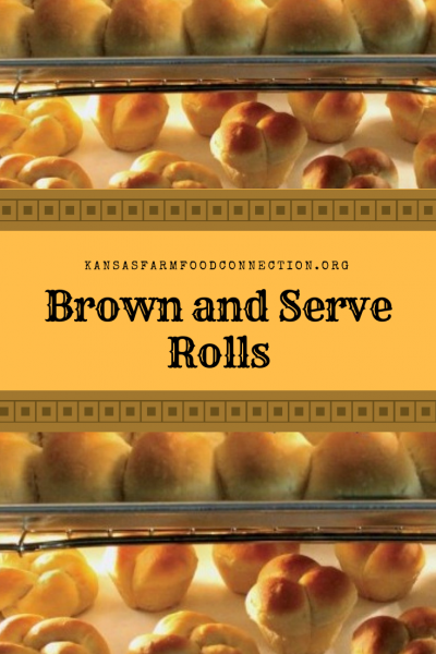 Delicious and easy brown and serve wheat rolls