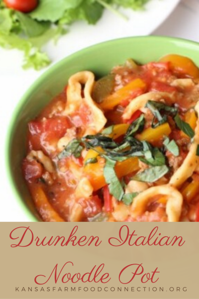 Drunken Italian Noodle Pot Dutch Oven