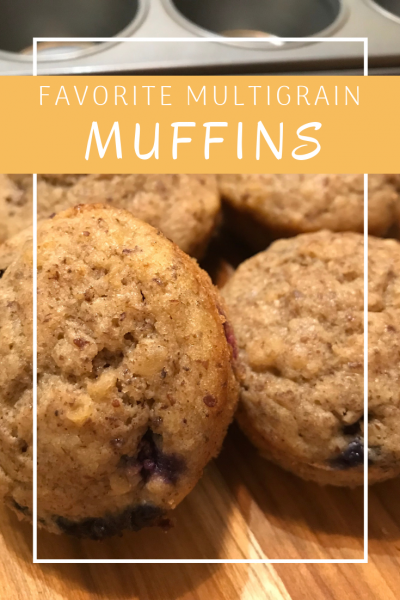 Pin this delicious multigrain muffin recipe