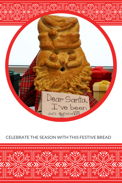 Festive Christmas Bread Recipe - Santa