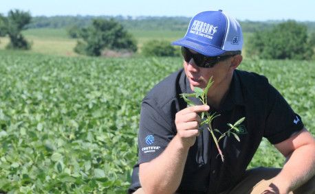 Agronomist Jeremy Olson