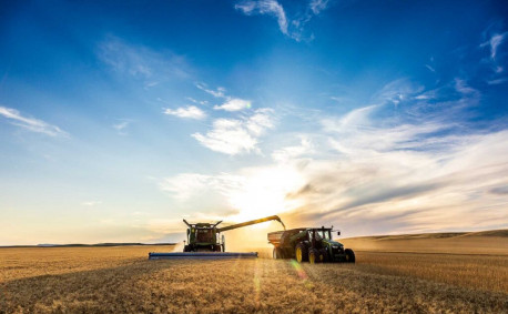 Kansas sunrise on the farm - Laura Haffner