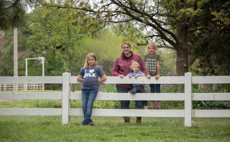 Kansas Dairy Farmer - MeLissa Dryzmalla 