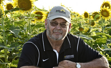 Kansas sunflower farmer Karl Esping