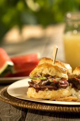 BBQ Beef Biscuit Sliders Recipe